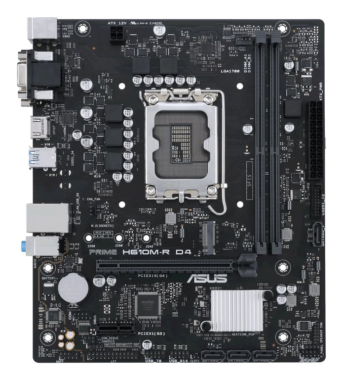 ASUS PRIME H610M R D4 Intel H610 LGA 1700 micro ATX Neuf