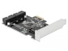 DeLOCK 90387 tarjeta y adaptador de interfaz Interno USB 3.2 Gen 1 (3.1 Gen 1)