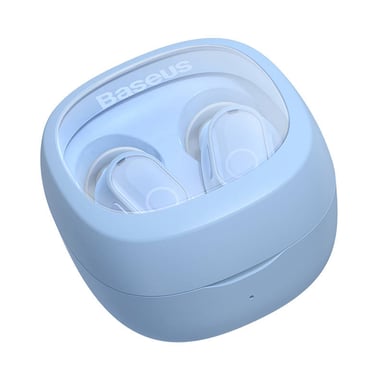 Baseus Bowie WM02 Casque True Wireless Stereo (TWS) Ecouteurs Appels/Musique USB Type-C Bluetooth Bleu clair