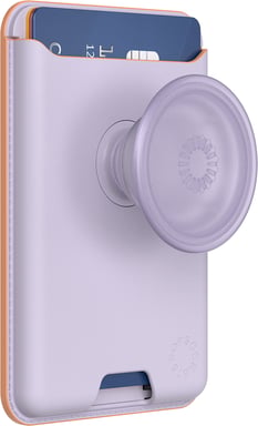 Porte carte PopWallet MagSafe Softgoods Pale Lavender Popsockets - Neuf
