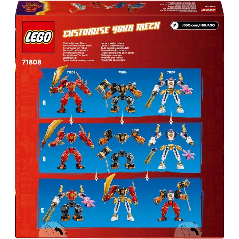 Lego Ninjago Le Robot Élémentaire Du Feu De Kai 71808 Lego La Boîte - vue 3