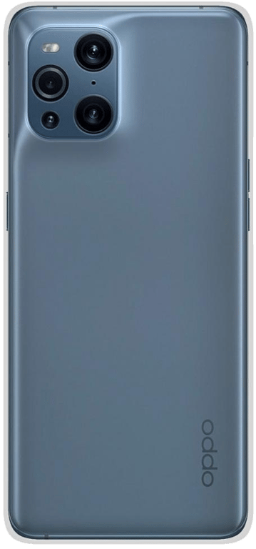 Coque silicone unie compatible Transparent Oppo Find X3 Find X3 Pro