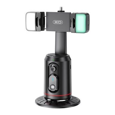 Soporte de escritorio para smartphone XO SS16LED - Seguimiento y reconocimiento facial - Motorizado a 360°