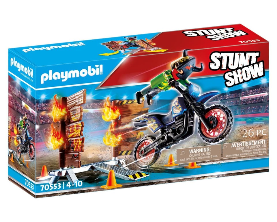 Stuntshow Monster Truck De Cascade 70550 Playmobil La Boite - vue 6