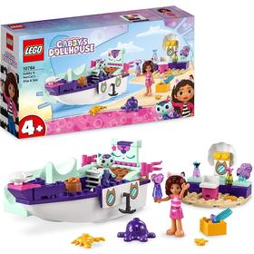 LEGO® Gabby et la Maison Magique : Bateau et Spa de Gabby et Marine - Aventure Créative - Neuf