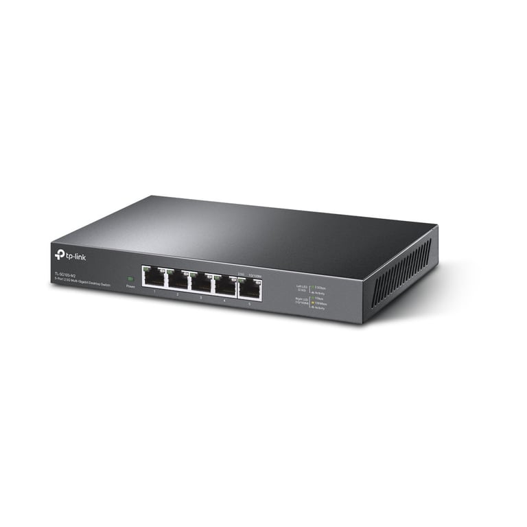 Tplink Tp-Link Tl-Sg105-M2 Commutateur Réseau Non-Géré 2.5G Ethernet (100/1000/2500) Noir