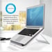 Supporto per notebook Fellowes QuickLift Serie I-Spire - Bianco