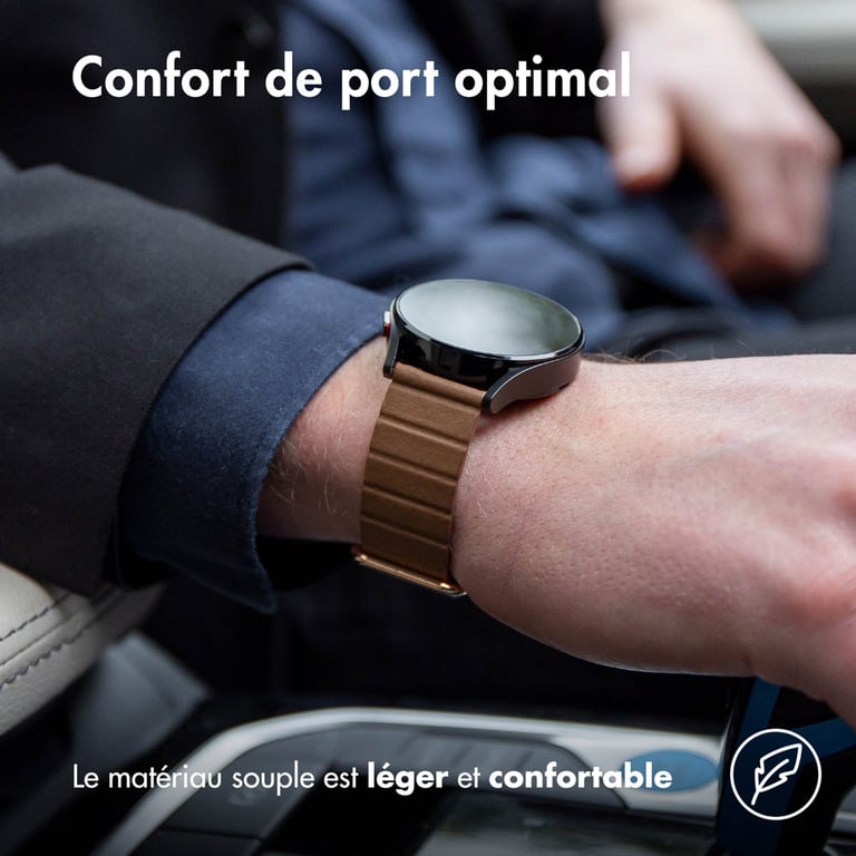 imoshion Bracelet en cuir magnétique Connexion universelle de 20 mm Neuf - vue 5