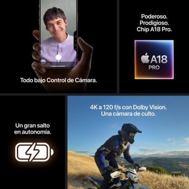 iPhone 16 Pro (5G) 128 Gb, Titanio Blanco