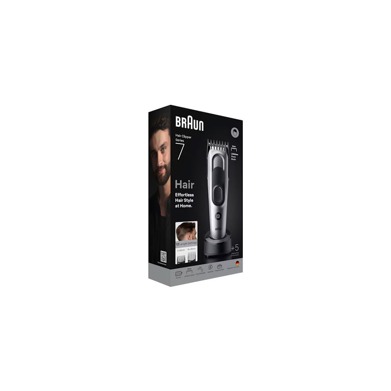 Tondeuse À Cheveux Braun HC7590 – Rechargeable, 50 Min Autonomie, 17 Longueurs - vue 5