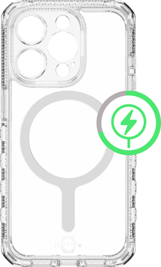 Custodia rinforzata iPhone 15 Pro Supreme R Clear MagSafe Transparente Itskins