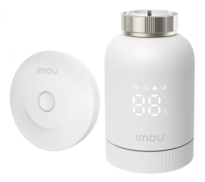 Thermostat Intelligent Imou TRV1 Kit – ZigBee, Contrôle Sans Fil, Compatible Android/iOS
