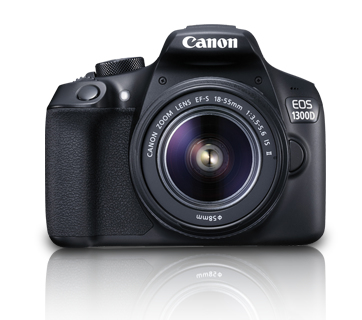 Canon EOS 1300D + EF-S 18-55 IS II Kit d'appareil-photo SLR 18 MP CMOS 5184 x 3456 pixels Noir