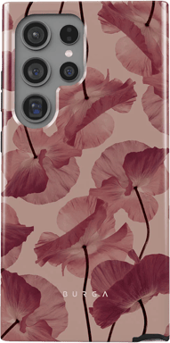 Burga Funda para Galaxy S24 Ultra Tough Resistente a los golpes modelo Tender Kiss Rojo