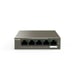 Tenda TEF1105P-4-38W switch No administrado L2 Fast Ethernet (10/100) Energía sobre Ethernet (PoE) Gris