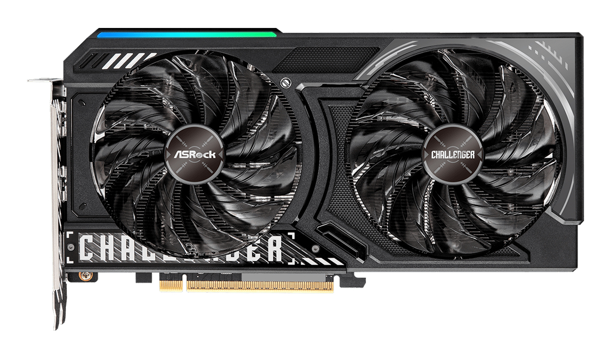 Radeon ASRock RX 9060 XT Challenger OC 8Go GDDR6 - vue 2