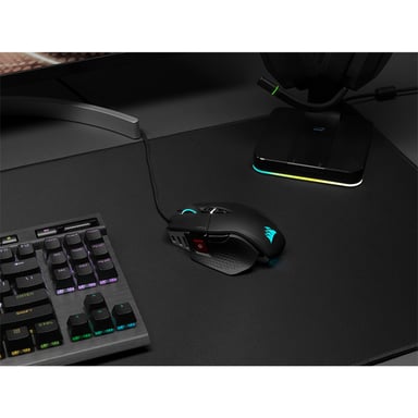 Mouse da gioco Corsair M65 RGB ULTRA USB Type-A ottico 26000 DPI per mano destra - Nero