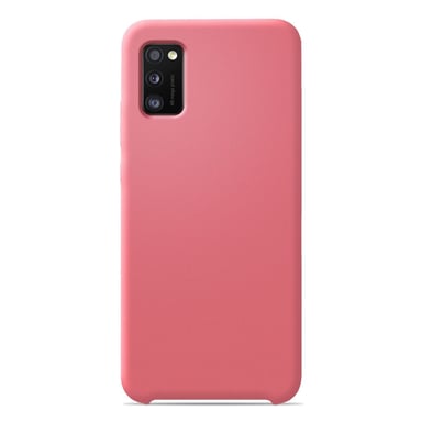 Coque silicone unie Soft Touch Saumon compatible Samsung Galaxy A41