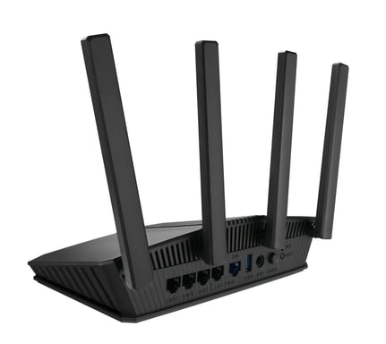 ASUS RT-BE58U V2 router inalámbrico 2.5 Gigabit Ethernet Doble banda (2,4 GHz / 5 GHz) Negro