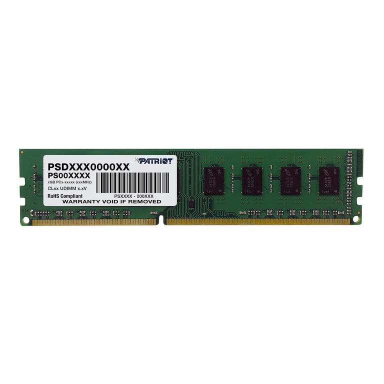 Patriot Memory 4GB PC3 12800 module de mémoire 4 Go 1 x 4 Go DDR3 1600 MHz Neuf