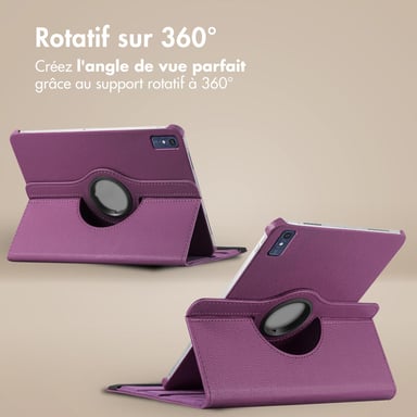 imoshion Coque tablette rotatif à 360° pour Lenovo Tab P12 - Violet