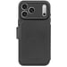 Decoded Funda folio para iPhone 17 Pro Max MagSafe de cuero con funda desmontable Negro