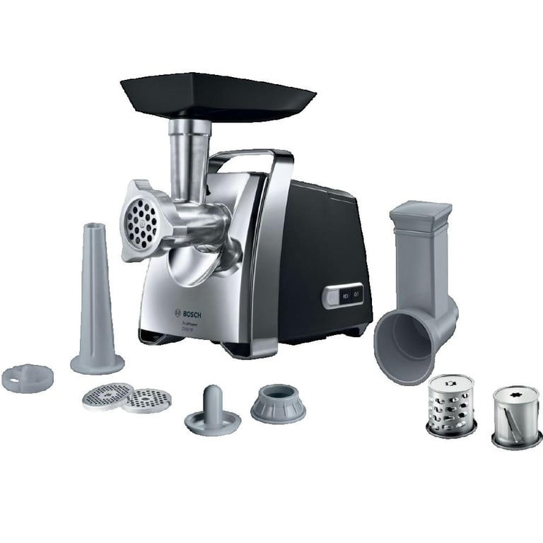 Hachoir à Viande Bosch MFW67440 – 2000W 3,5kg/min Inox Noir - vue 4