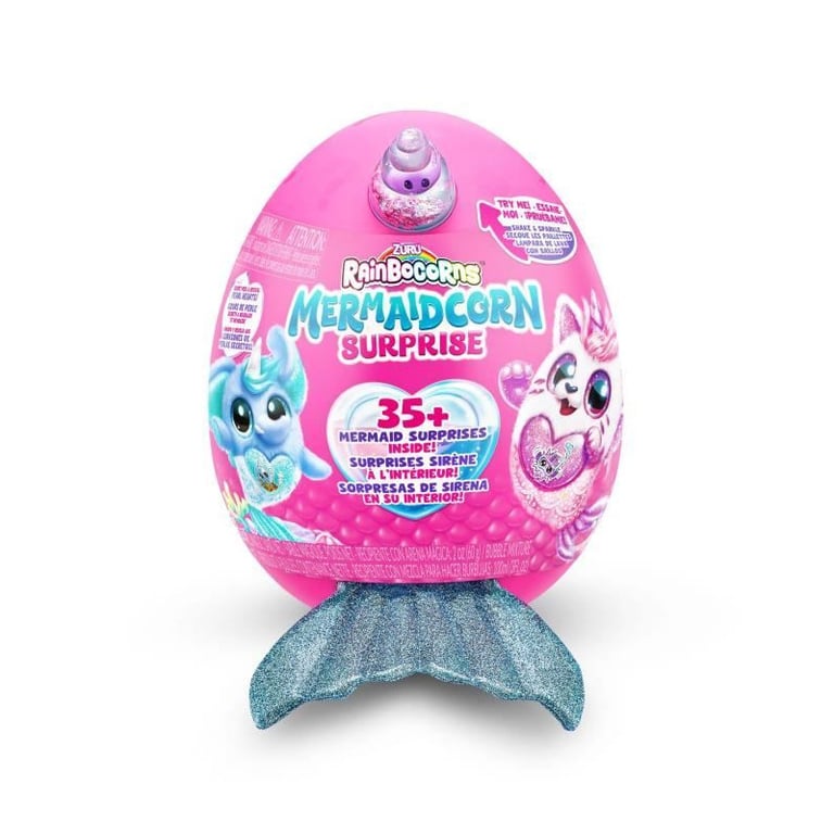 Peluches surprises ZURU Mermaidcorn Surprise S7 35 surprises Queue brillante Oeuf à éclore
