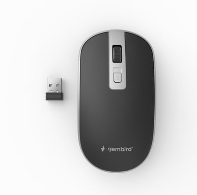 Gembird MUSW-4B-06-BS souris Bureau Ambidextre RF sans fil Optique 1600 DPI