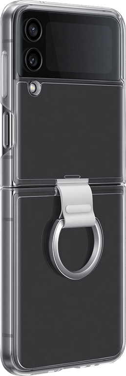 Coque avec anneau Samsung G Z Flip 4 Transparente Samsung