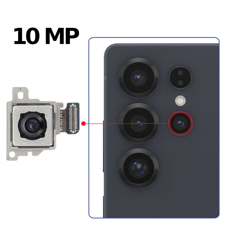 Samsung Caméra Arrière Original pour Samsung Galaxy S25 Ultra Téléobjectif Zoom 3X 10MP - vue 4
