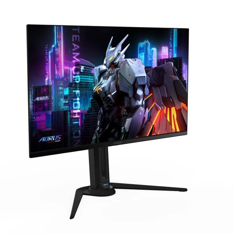 GIGABYTE AORUS FO32U 31 5” Moniteur de jeu UHD 3840 x 2160 UHD 165Hz 0 03ms 250 cdm² FreeSync Premium Pro DisplayHDR True 400 HDMI 2.1 DisplayPort 1.4 Neuf - vue 2