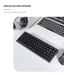 Clavier de Jeu Mécanique 3 Modes, Interrupteurs Bleus Personnalisés, Touches Macro Programmables, Rétroéclairage RGB 16.8M, Anti-ghosting, Compatible Multi-plateformes