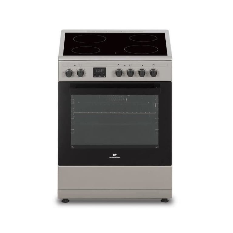 Cuisinière vitrocéramique CONTINENTAL EDISON CECV60FCS 4 feux L58 8 xP61 xH83 cm - vue 3