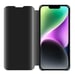 Coque pour Apple iPhone 14 PLUS en TOURMALINE NOIR Clear View Housse de protection Étui de protection miroir avec fonction de support Protection à 360 degrés