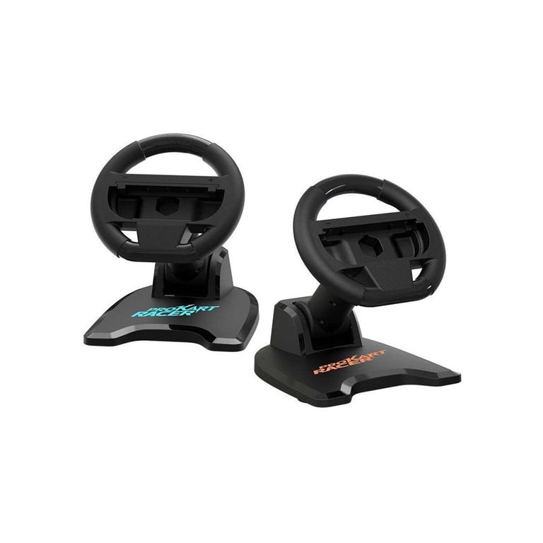 Subsonic Lot de 2 volants de course pliable pour Joy Con Nintendo Switch et Switch 2 stand et support ventouses - vue 5