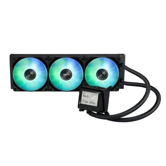 ASUS MAX Gaming LC 360 ARGB LCD Système de refroidissement liquide de processeur Taille de radiateur : 360 mm pour : AM4 AM5 LGA1851 LGA1700 cuivre 120 mm - vue 3