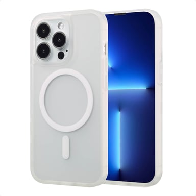 imoshion Coque Color Guard avec MagSafe pour Apple iPhone 13 Pro - Blanc