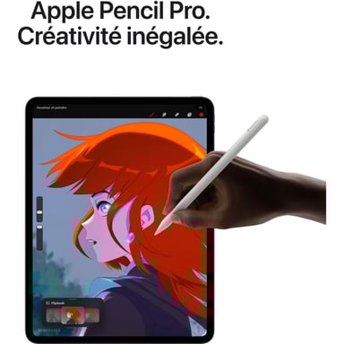 iPad Pro M5 11'' (2025) 8e génération 5G, 2 To - Verre Nano-texturé, Noir sidéral