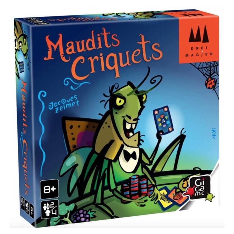 Jeu d’ambiance Gigamic Maudits Criquets