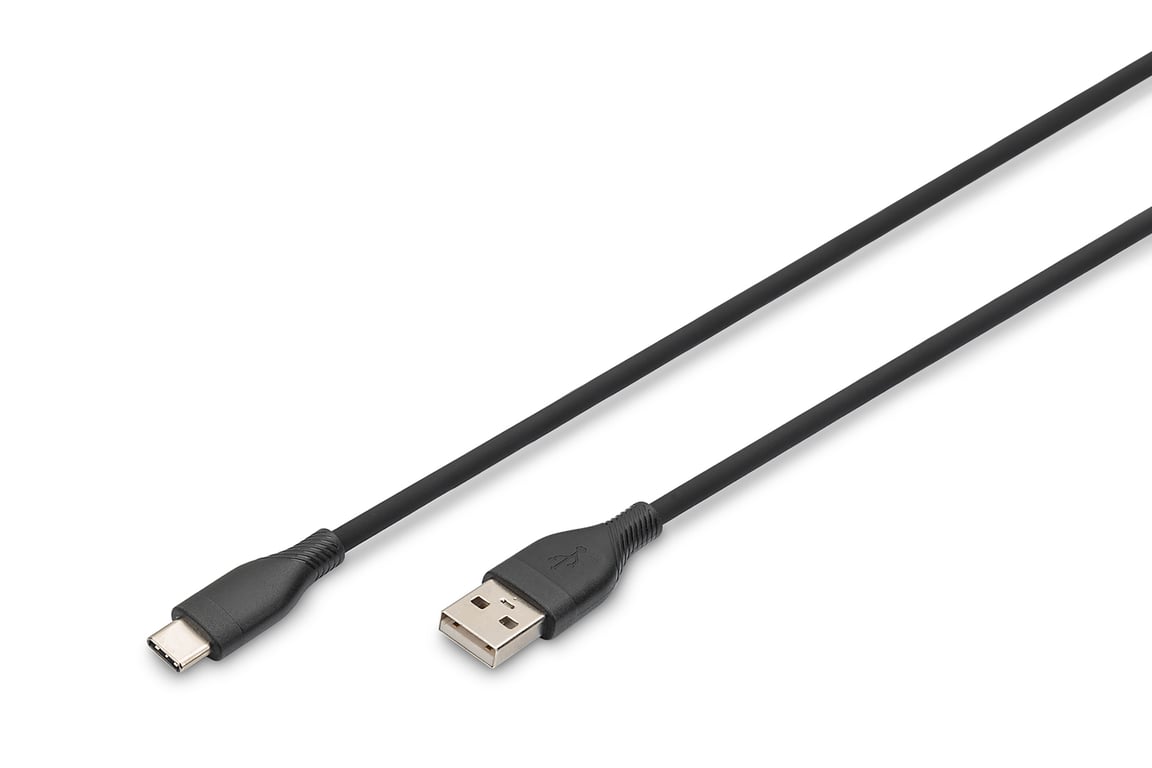 Digitus Câble de connexion USB C en silicone 0 5m Neuf