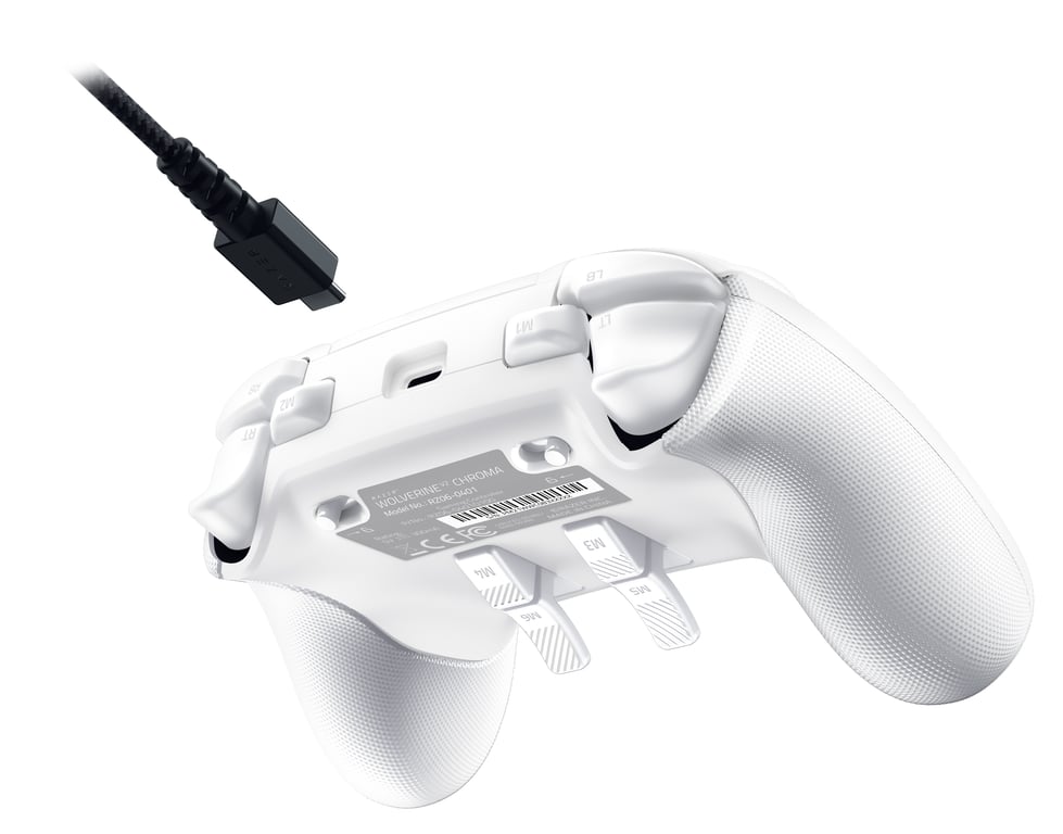 Razer Wolverine V2 Chroma Blanc USB Manette de jeu Analogique/Numérique Xbox Series S, Xbox Series X