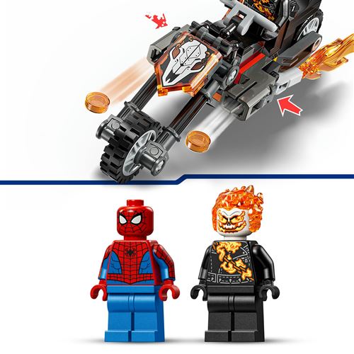 LEGO® Marvel 76335 Spider Man et sa moto contre Ghost Rider - vue 4