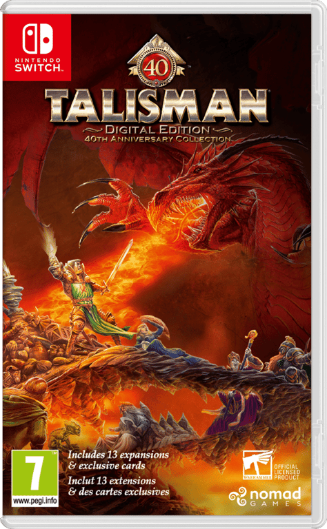 Talisman The 40th Anniversary Edition Nintendo SWITCH Neuf