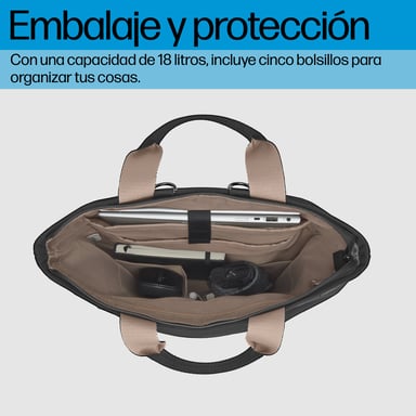 HP Bolso de mano de mochila para ordenador portátil convertible de 14 pulgadas