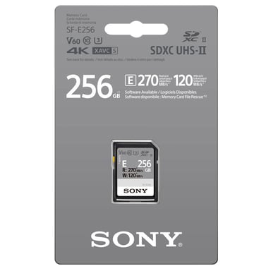 Sony SF-E256 256 Go SDXC UHS-II Classe 10