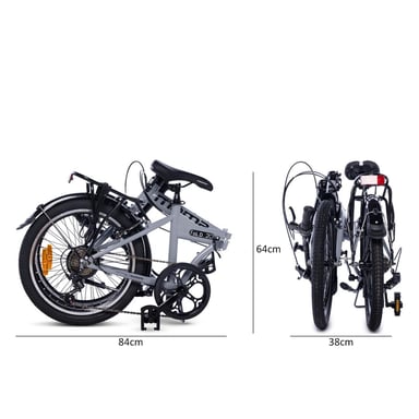 Bicicleta Plegable Urbana FOLD , SHIMANO 7v.