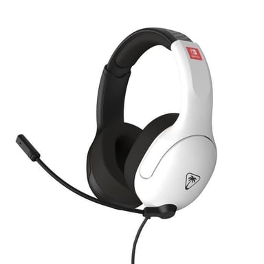 Casque gaming filaire - TBS-8003-05 - Airlite Fit - Sous licence officielle Nintendo pour Switch™ 2 - Noir & Blanc