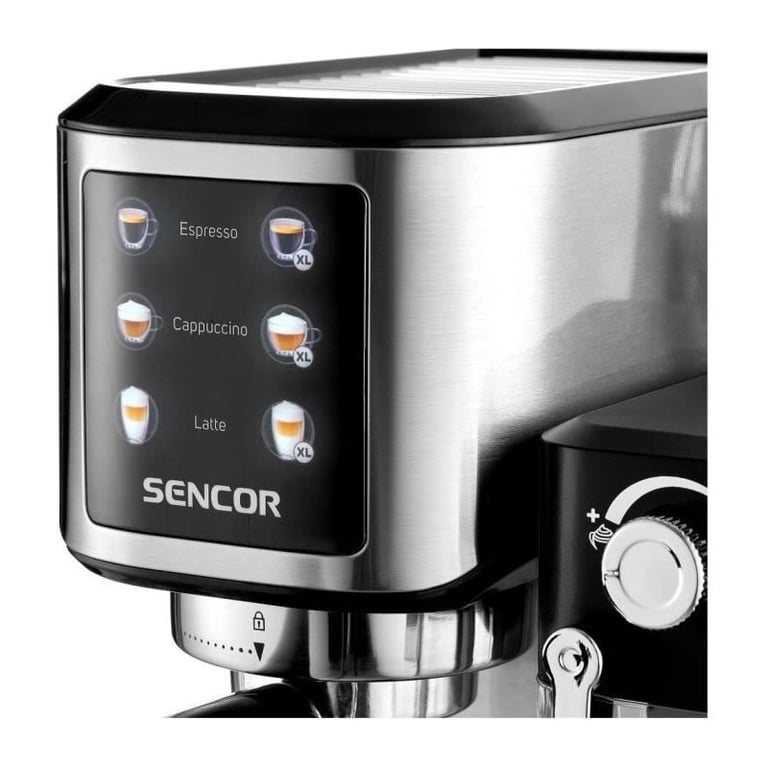 Machine À Expresso Sencor SES 4910SS – 20 Bars, Panneau One Touch - vue 4