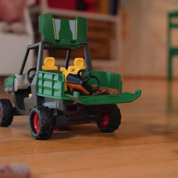 Garde forestier avec véhicule Coffret Schleich 42659 Farm World pour enfant dès - vue 4